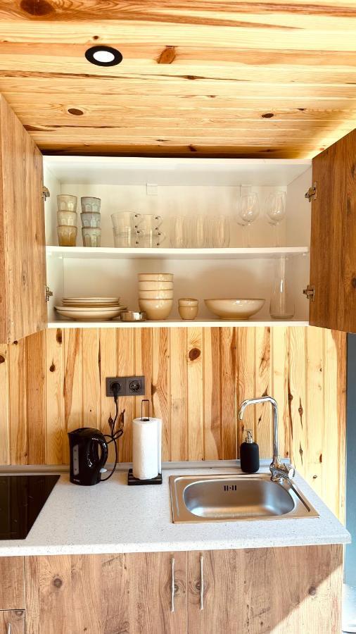 Luxe Tiny House Bij Het Leekstermeer Matsloot Esterno foto