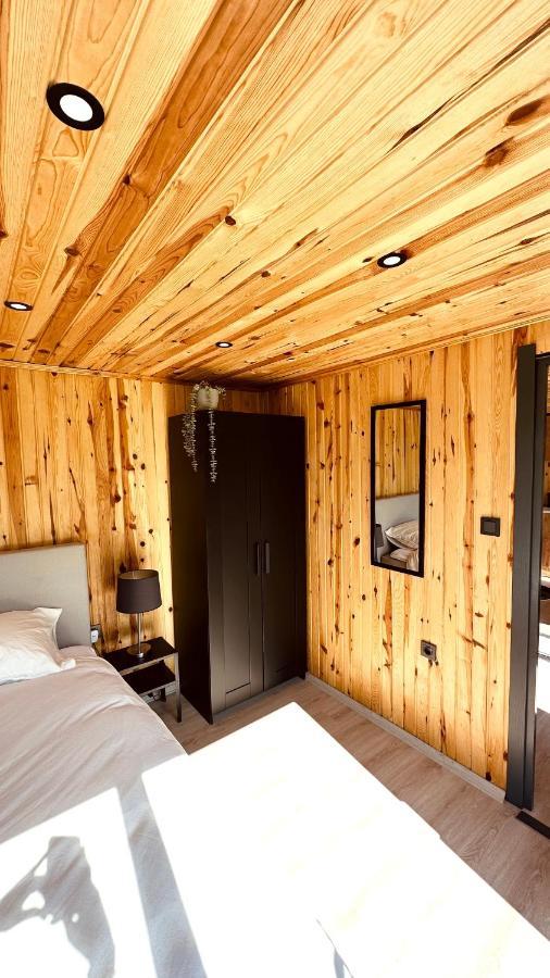 Luxe Tiny House Bij Het Leekstermeer Matsloot Esterno foto
